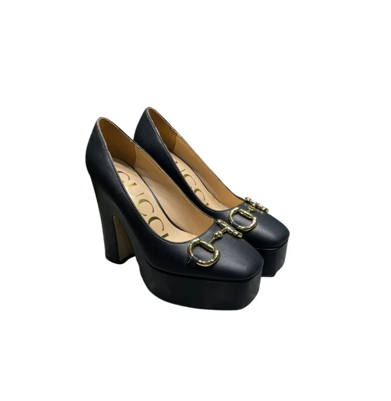 Gucci High Heel Pump With Horsebit Black Gucci High Heel Pump With Horsebit Black