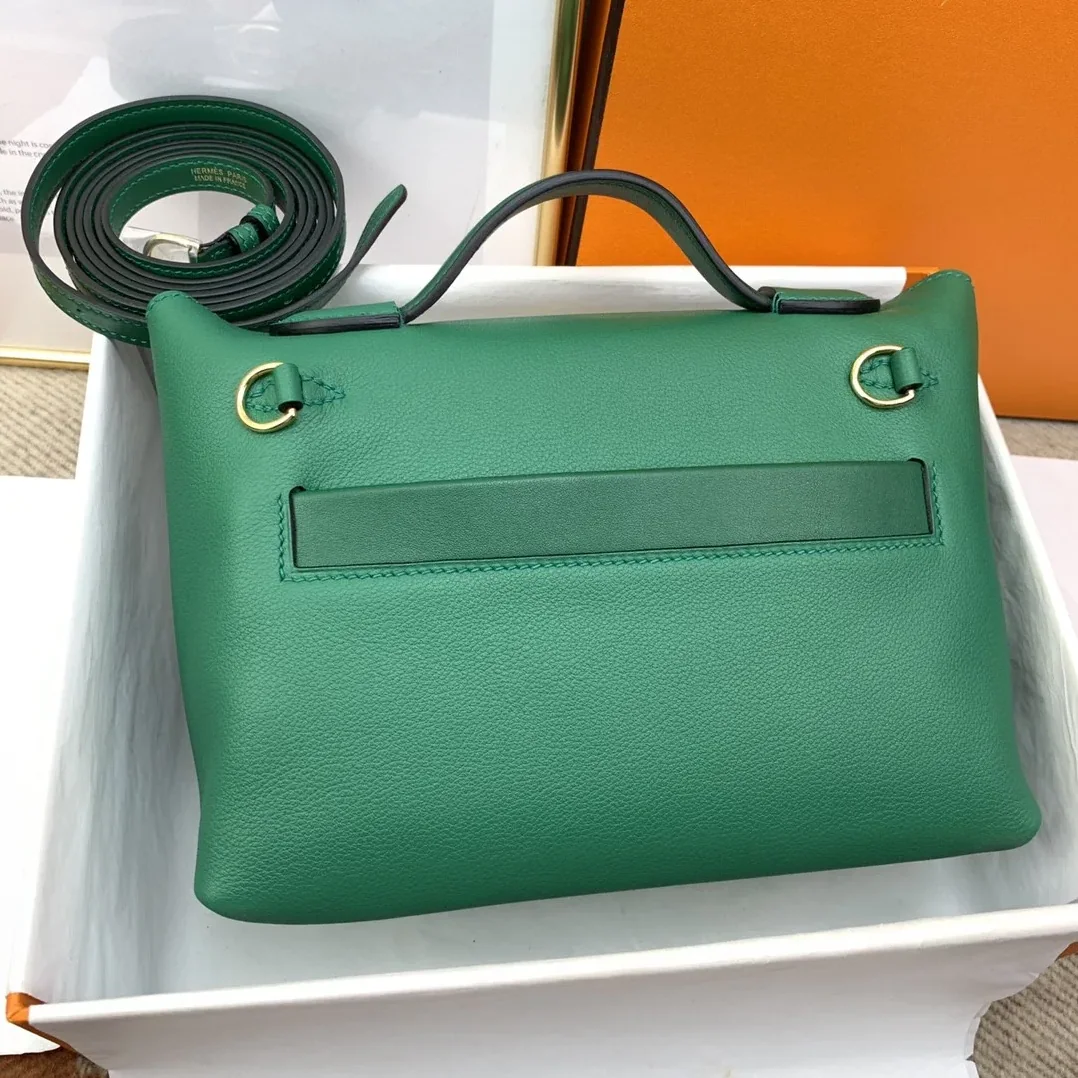 Hermes Mini Evercolor Swift Green Hermes Mini Evercolor Swift Green