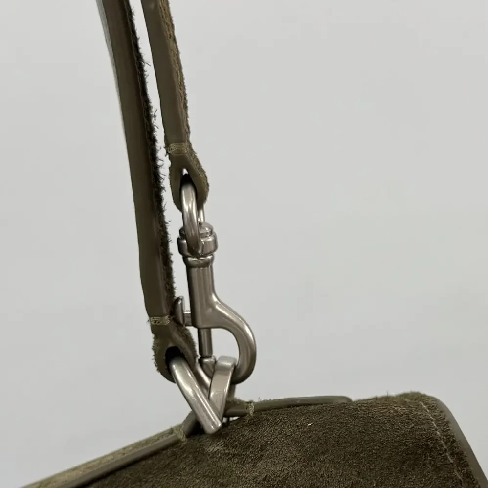 Balenciaga Rodeo Handbag Medium In Khaki Waxed Suede Calfskin And Smooth Calfskin for Women Balenciaga Rodeo Handbag Medium In Khaki Waxed Suede Calfskin And Smooth Calfskin for Women
