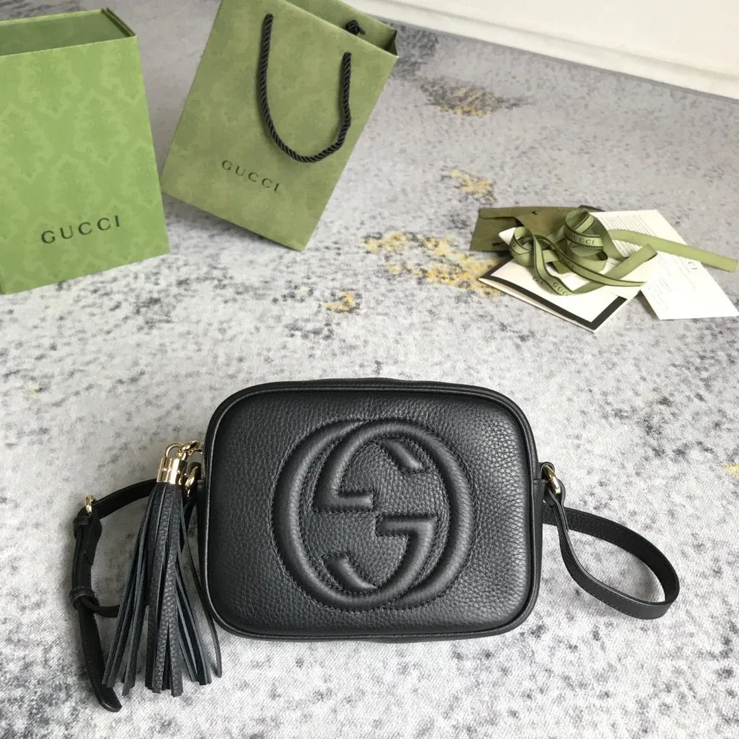 Gucci Soho Small Disco Bag Black / GG