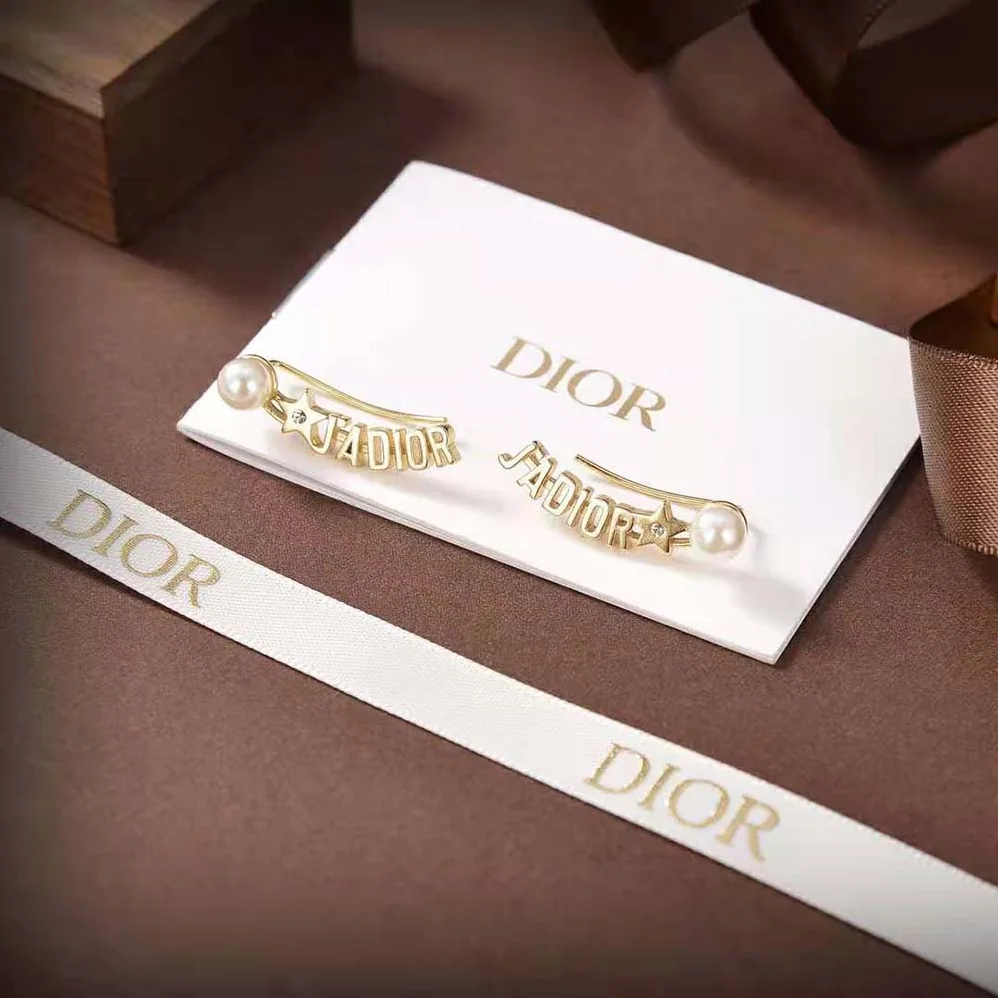 Dior J'Adior Earrings Gold for Women in Finish Metal Dior J'Adior Earrings Gold for Women in Finish Metal
