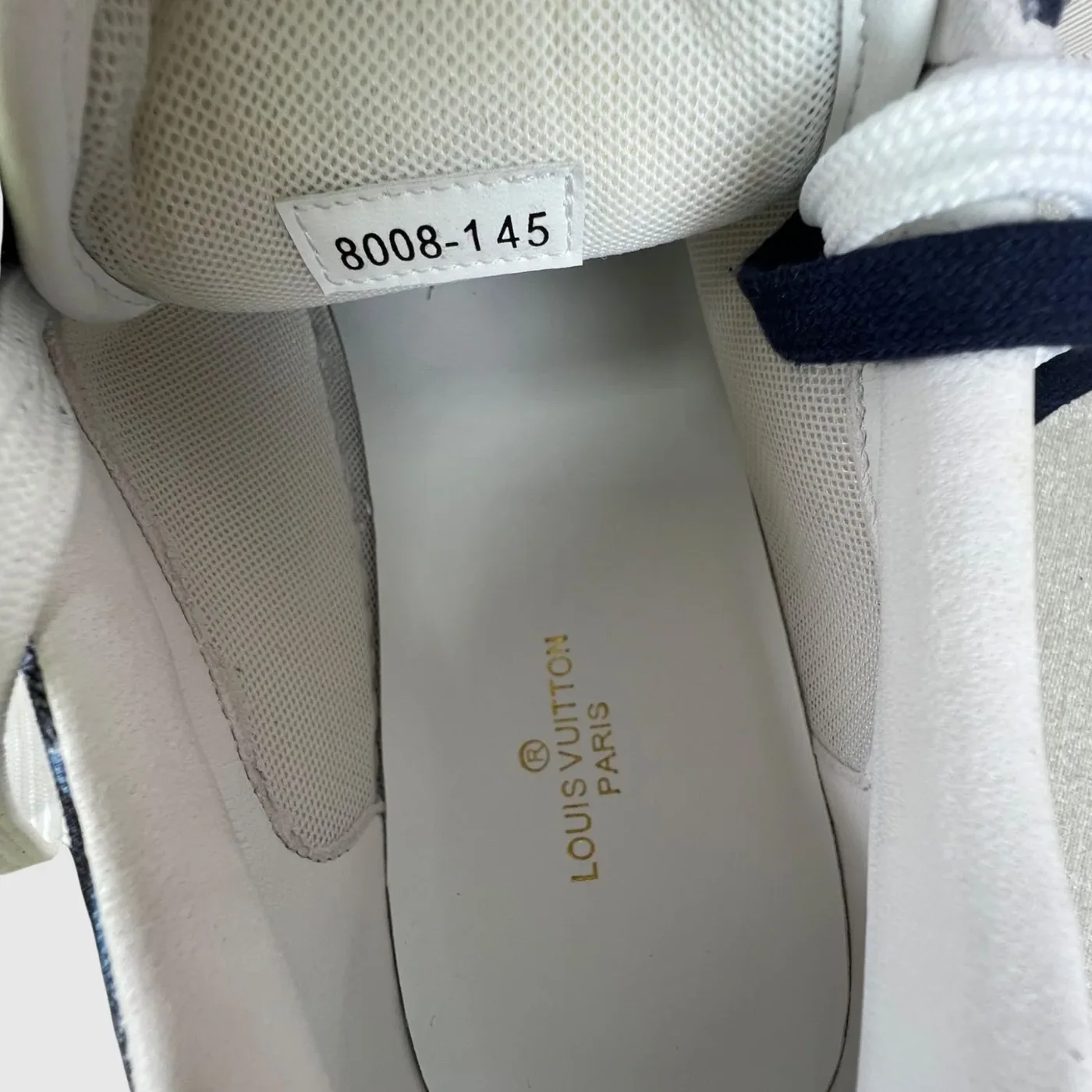 Louis Vuitton LV Ollie Richelieu Trainers Blue LV 1AAHRJ Louis Vuitton LV Ollie Richelieu Trainers Blue LV 1AAHRJ