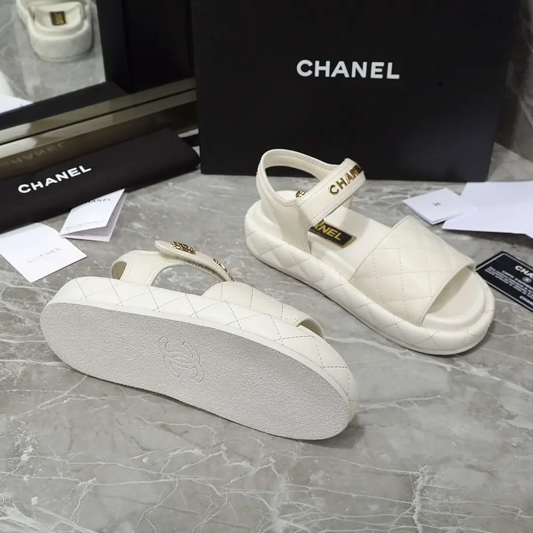 Chanel Sandal White Chanel Sandal White