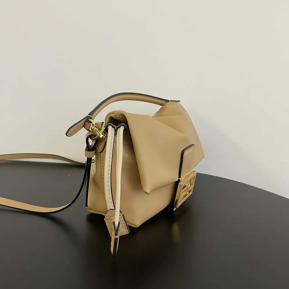 Fendi Mamma Baguette Small Cappuccino Nappa Leather Mini for Women in bag Fendi Mamma Baguette Small Cappuccino Nappa Leather Mini for Women in bag