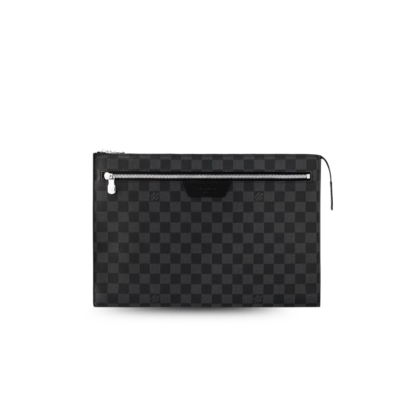 Louis Vuitton Pochette 24H Clutch & Pouch / Black Damier Graphite Canvas Palladium Hardware