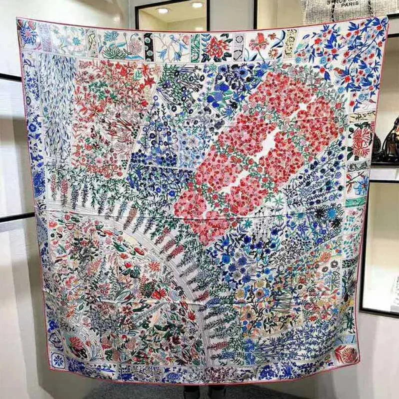 Hermes Fleurs De Giverny Scarf 90 for Women
