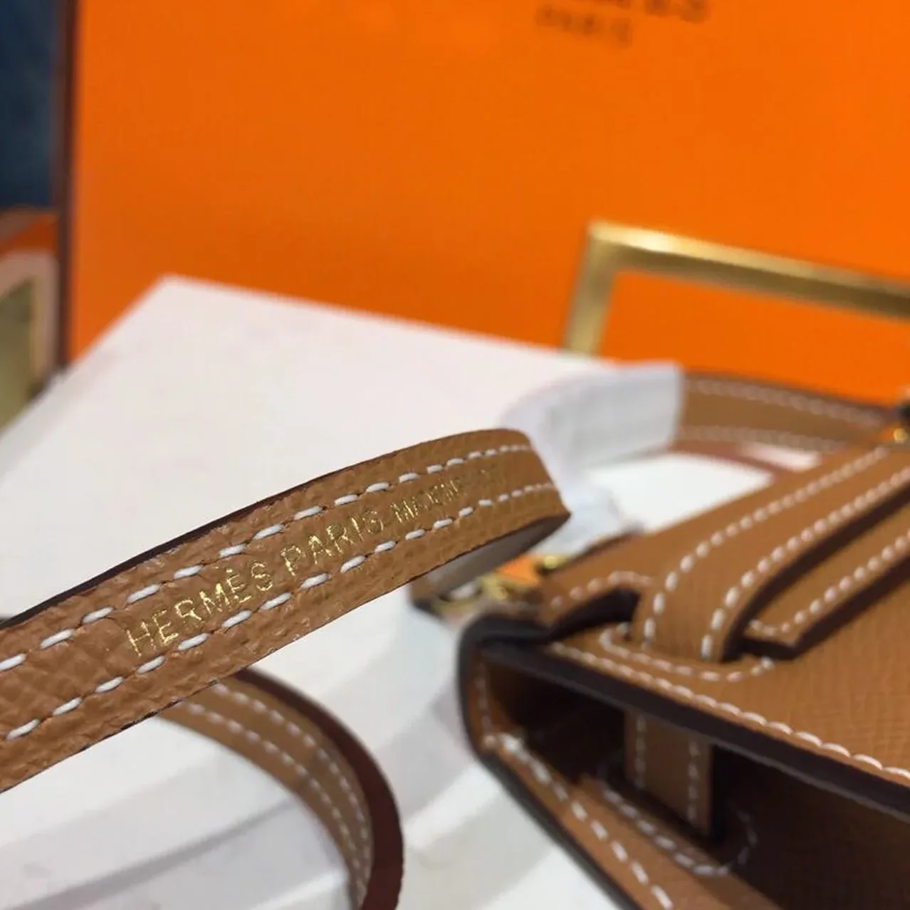 Hermes Mini Kelly Gold Gold Toned Hardware / Hermes Mini Kelly Gold Gold Toned Hardware /