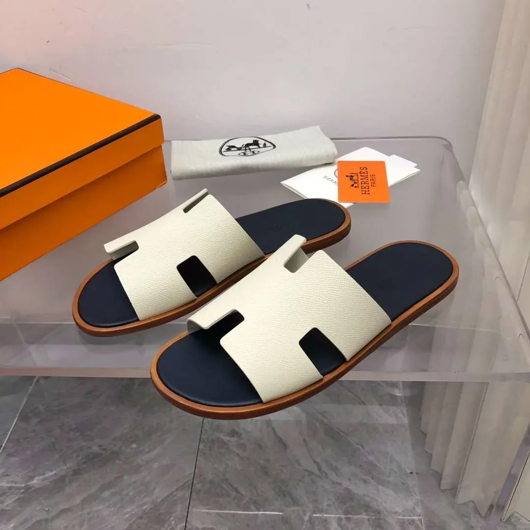 Hermes Oran Sandal White Hermes Oran Sandal White