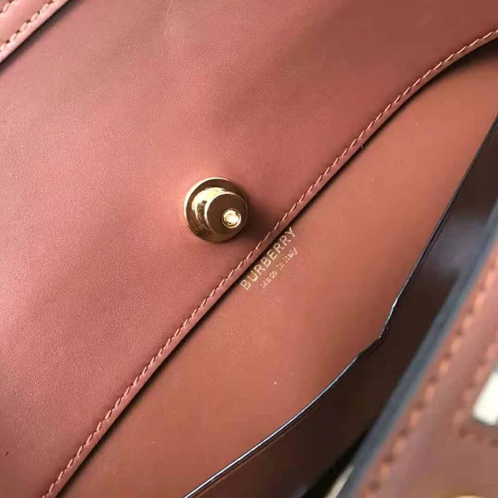 Burberry Vintage Check and Leather Society Top Handle Bag for Women Burberry Vintage Check and Leather Society Top Handle Bag for Women