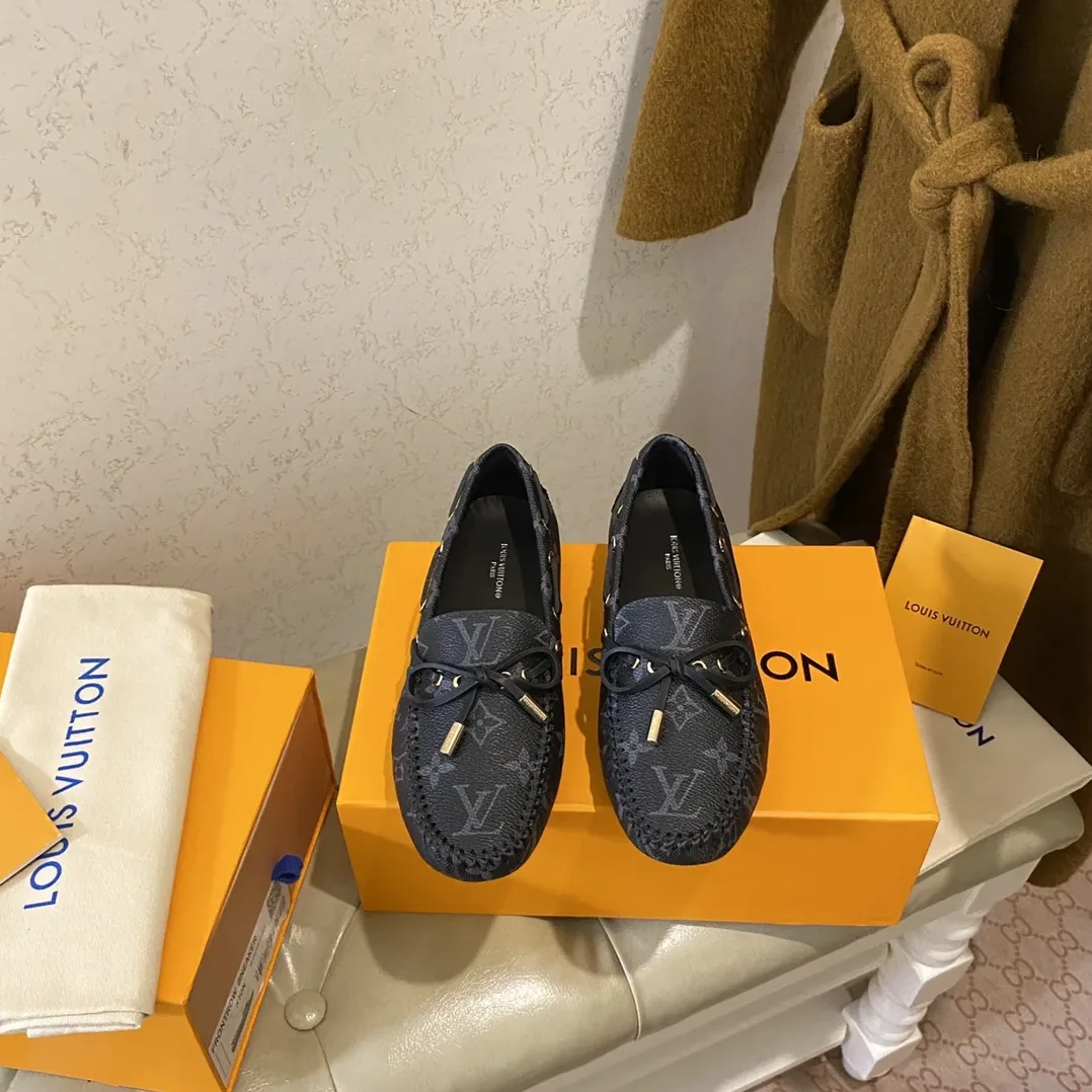 Louis Vuitton Gloria Flat Loafer Brown Louis Vuitton Gloria Flat Loafer Brown