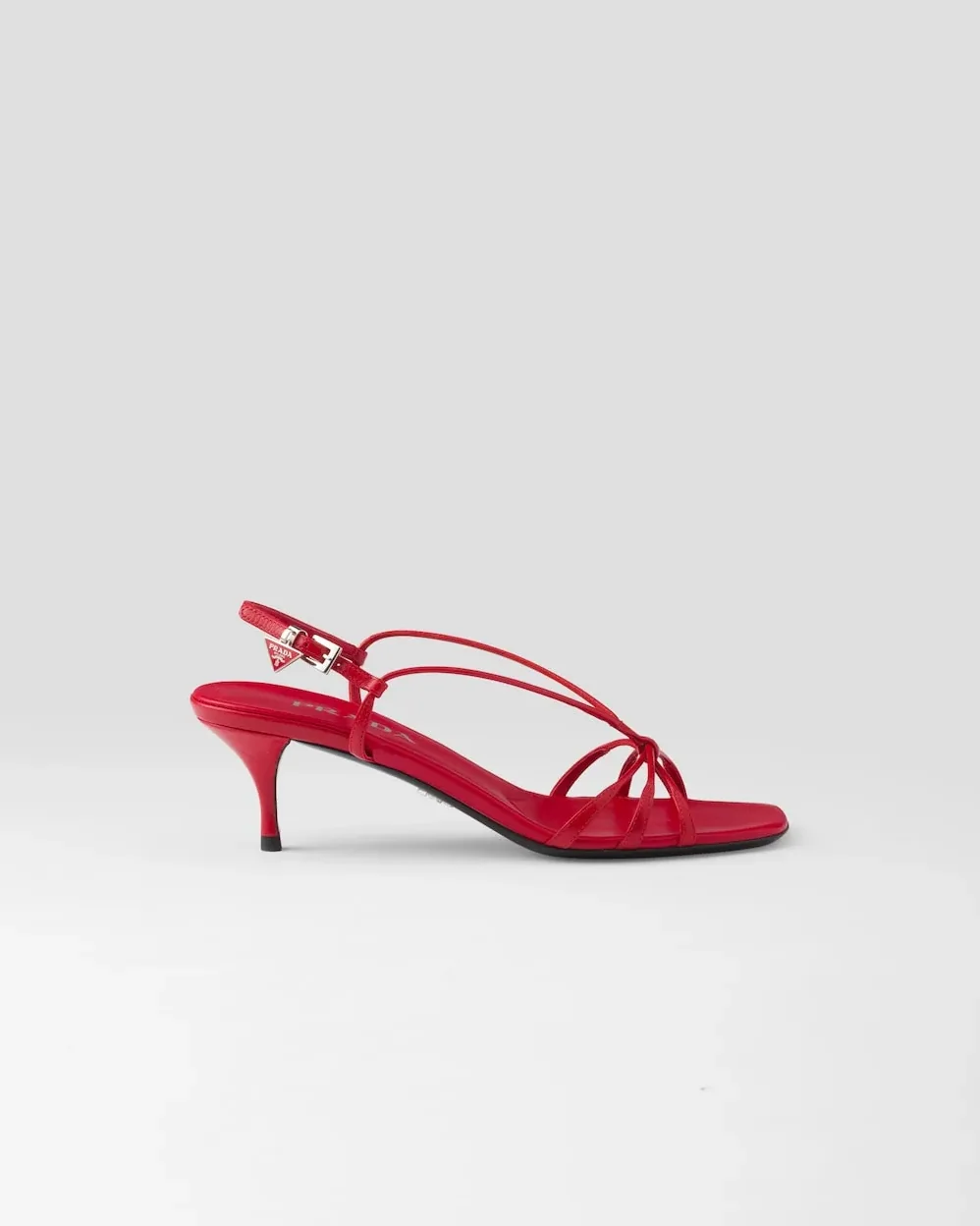 Prada Heeled Sandals Red 1X504N_011_F0011_F_055 Prada Heeled Sandals Red 1X504N_011_F0011_F_055