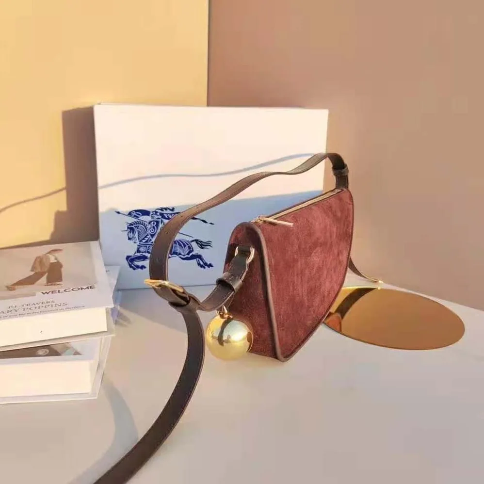 Burberry Small Shield Sling Bag for Women in Brown
