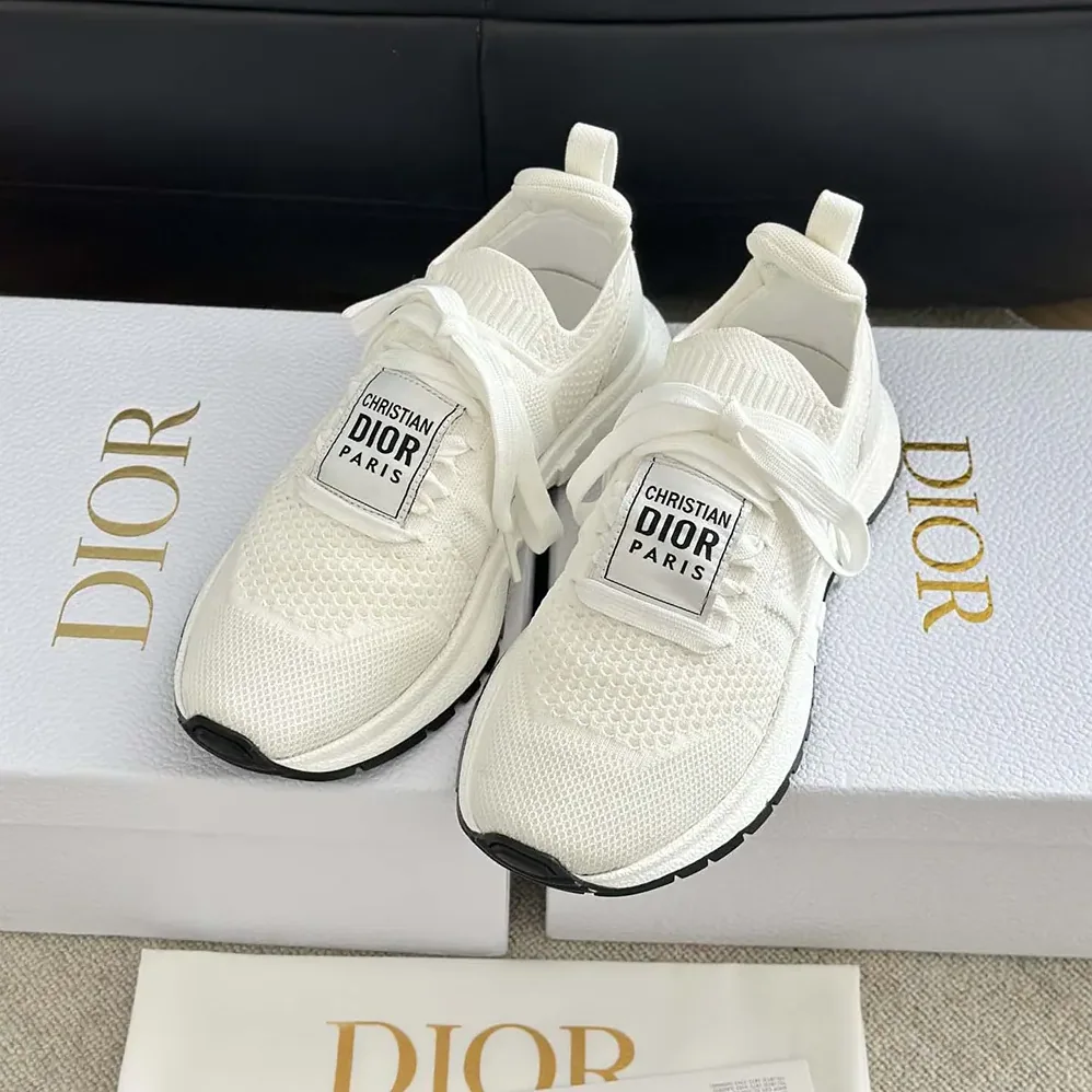 Dior Run'n'Dior Sneaker White Technical Mesh for Unisex Dior Run'n'Dior Sneaker White Technical Mesh for Unisex