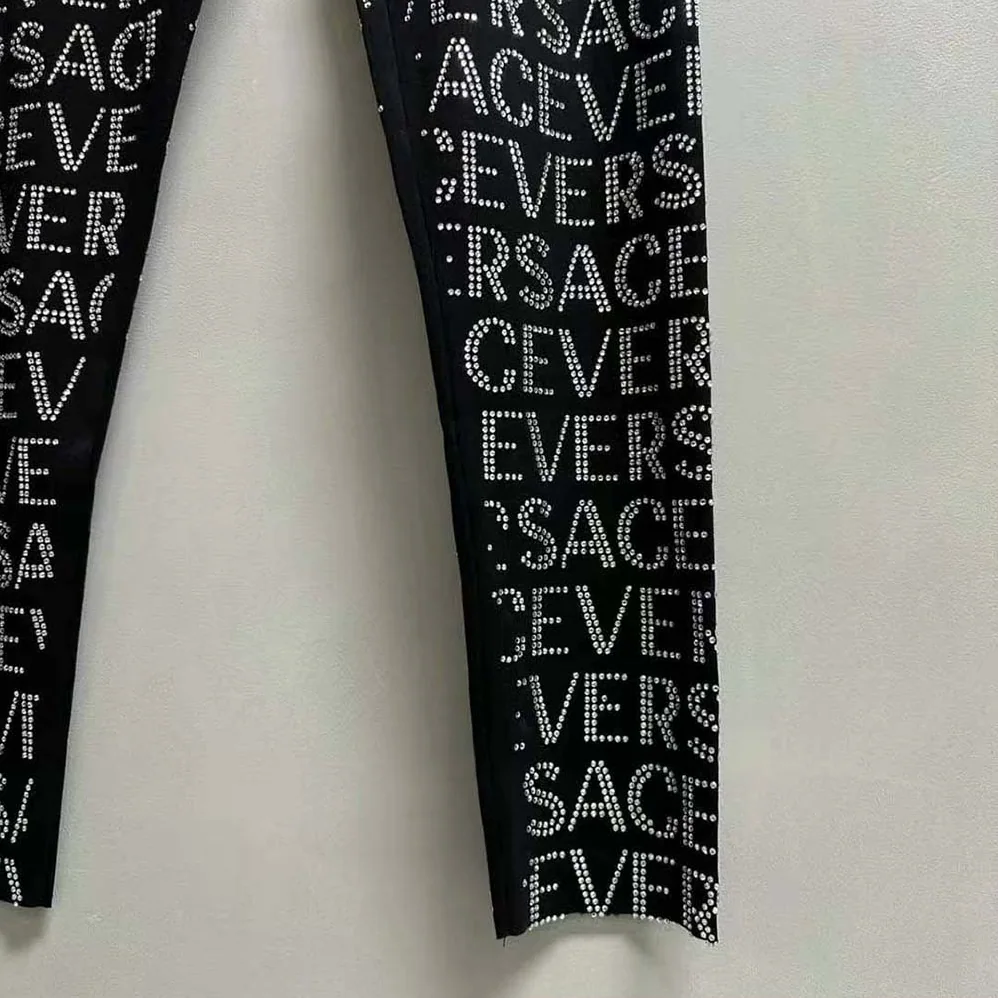 Versace Crystal Versace Allover Leggings for Women