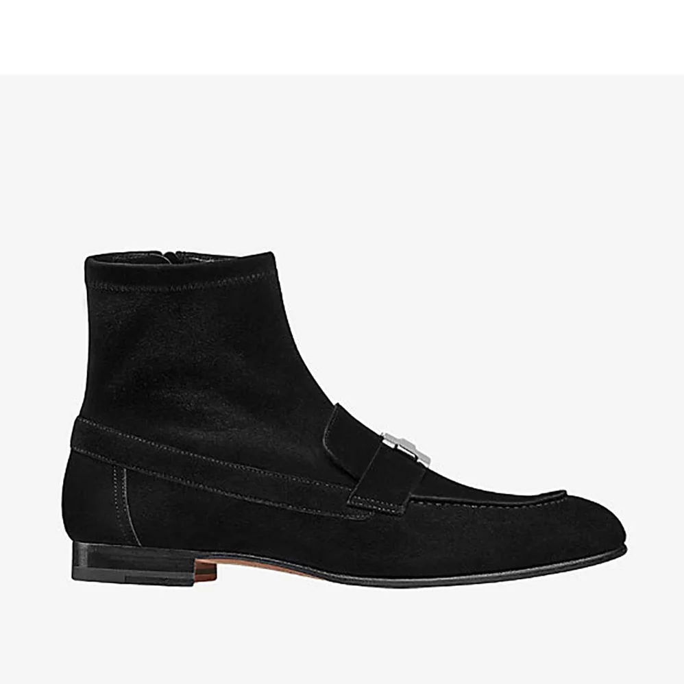 Hermes Shoes Saint Honore Ankle Boot for Women in Black Hermes Shoes Saint Honore Ankle Boot for Women in Black