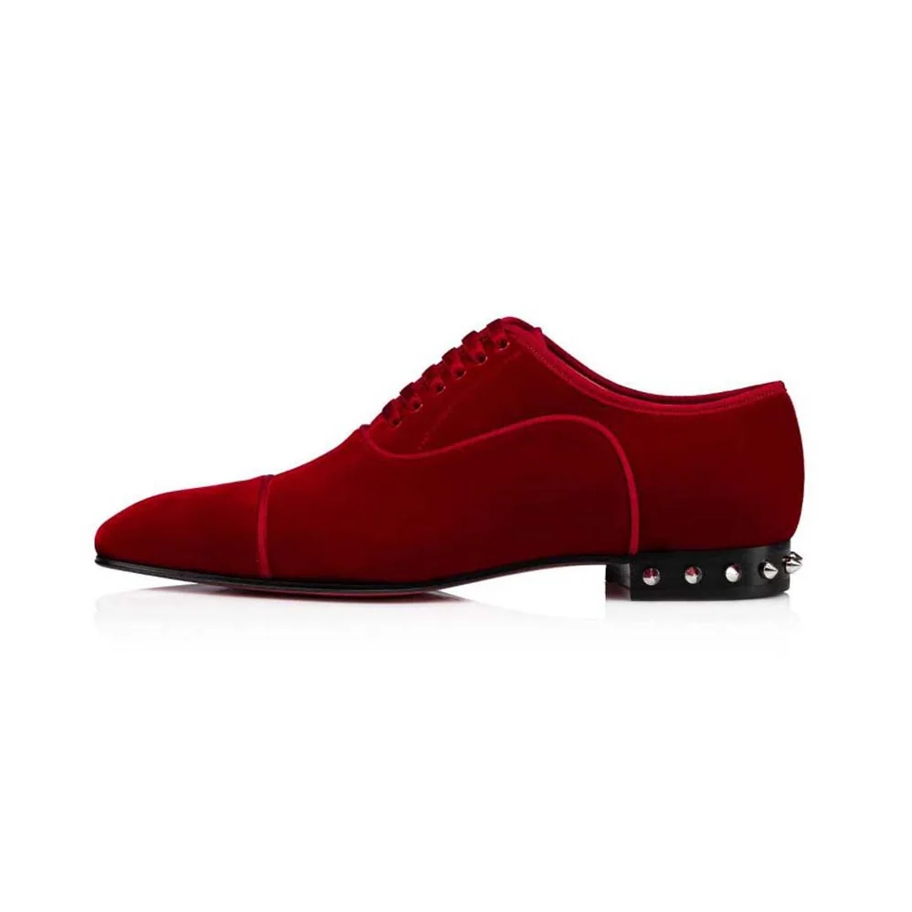 Christian Louboutin So Greggo Oxford Lace-up for Men in Maroon Christian Louboutin So Greggo Oxford Lace-up for Men in Maroon