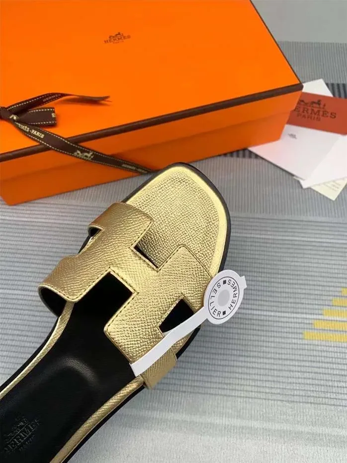 Hermes Oran Sandal Gold Hermes Oran Sandal Gold