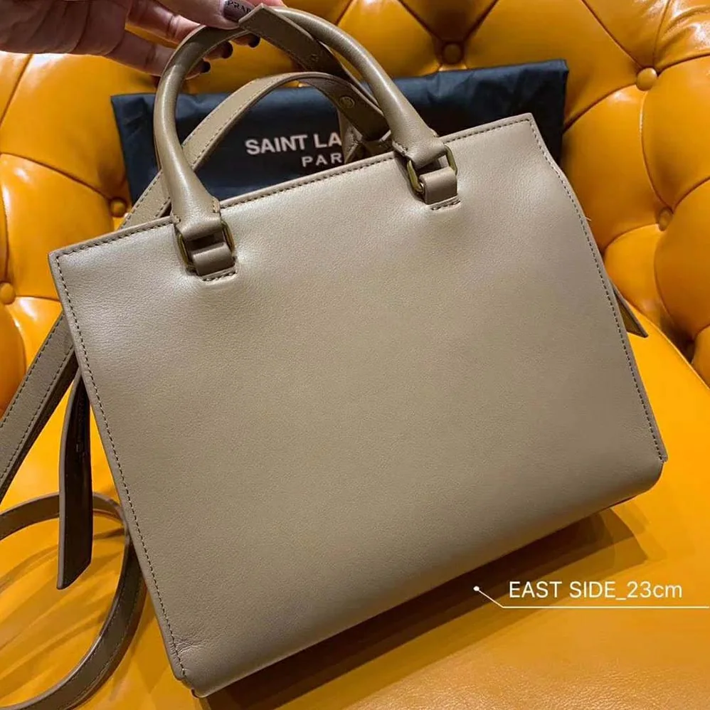 Saint Laurent YSL East Side Small Tote Smooth for Women in Sandy