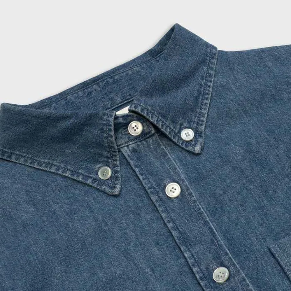 Celine Cowboy Shirt Sulky in Light Denim for Women Celine Cowboy Shirt Sulky in Light Denim for Women