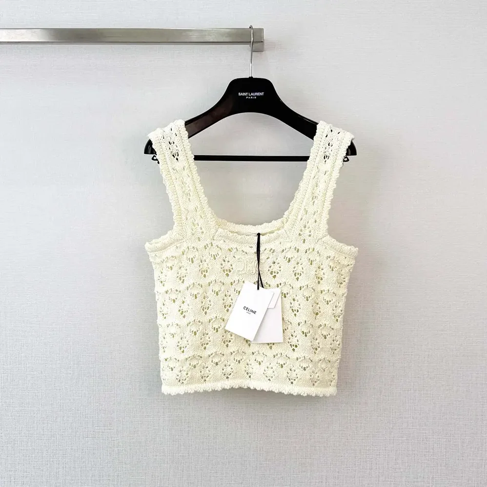 Celine Top in Cotton Pointelle for Women