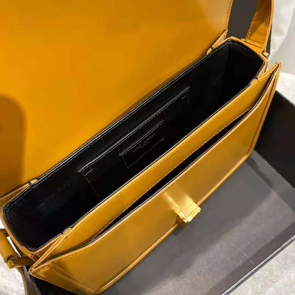 Saint Laurent YSL Solferino Medium Satchel in Box Saint Laurent Leather for Women in Brown Saint Laurent YSL Solferino Medium Satchel in Box Saint Laurent Leather for Women in Brown