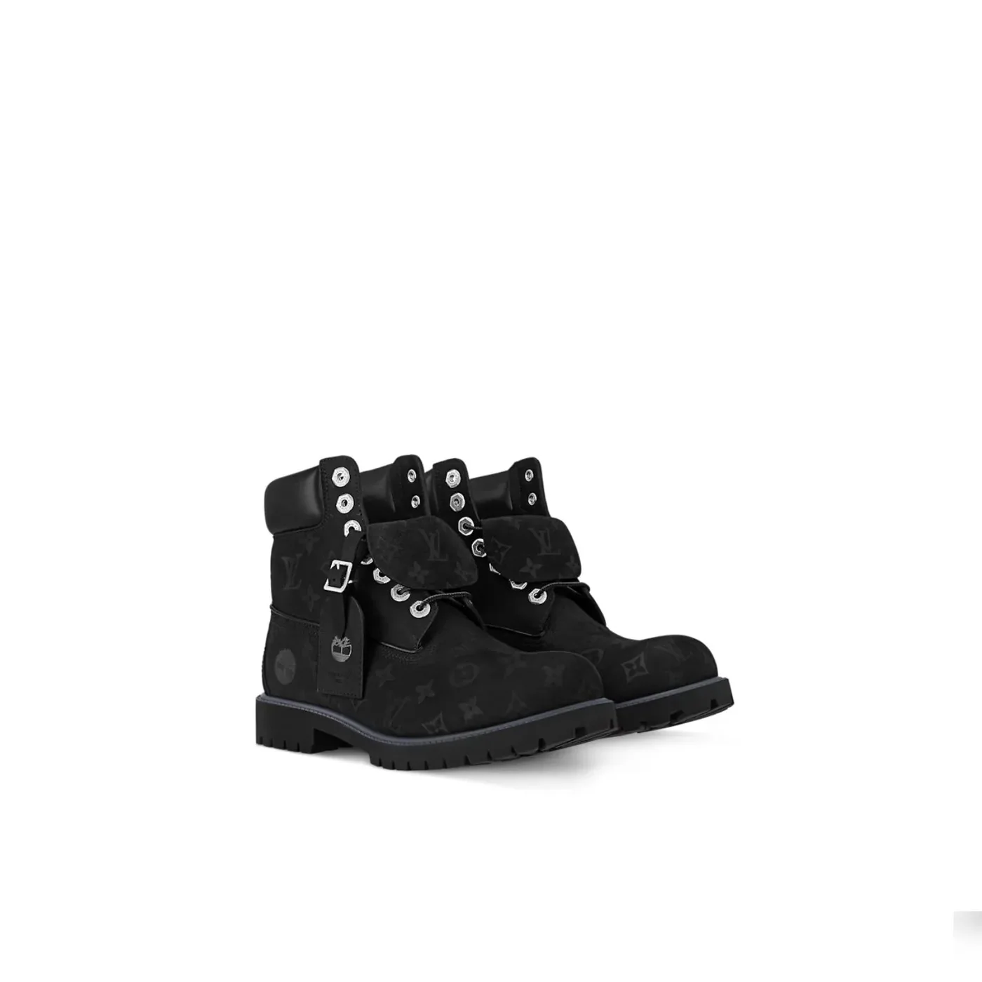 Louis Vuitton LV x Timberland 6-In Ankle Boots Black 1AD73D Louis Vuitton LV x Timberland 6-In Ankle Boots Black 1AD73D