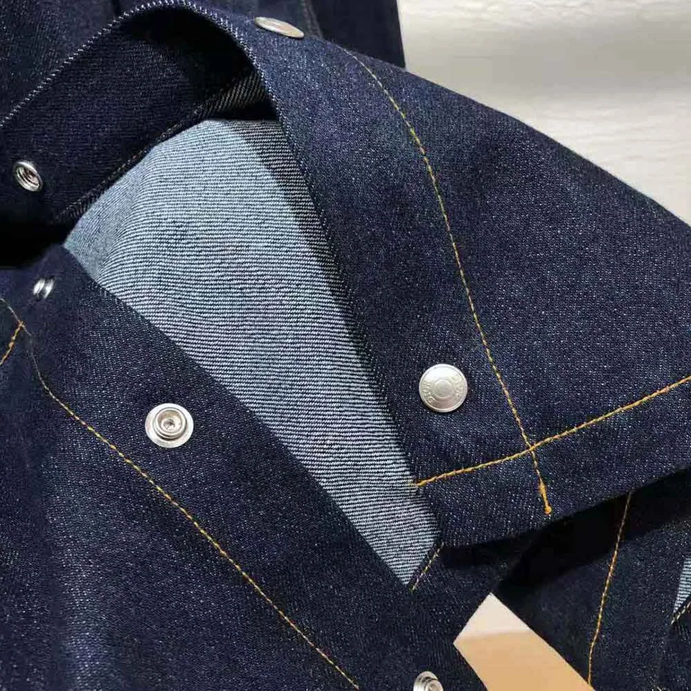 Dior Dior and Jack Kerouac Overshirt Blue Cotton Denim for Men Dior Dior and Jack Kerouac Overshirt Blue Cotton Denim for Men