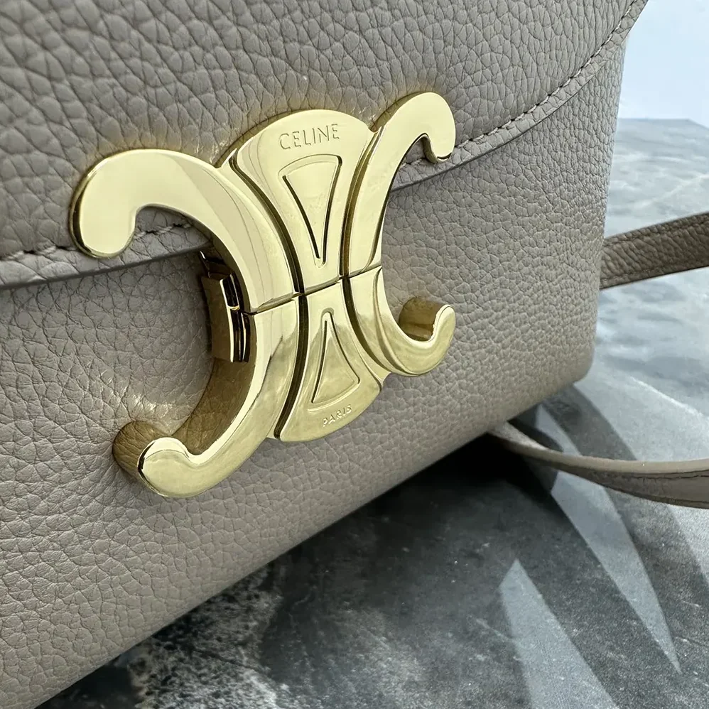 Celine Teen Nino Bag in Smooth Satinated Calfskin for Women in Sandy Celine Teen Nino Bag in Smooth Satinated Calfskin for Women in Sandy