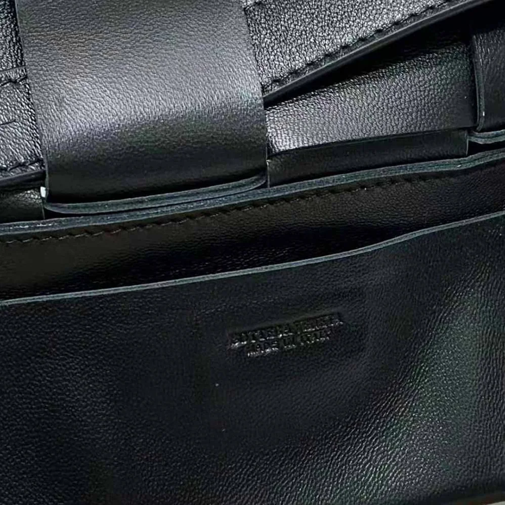 Bottega Veneta Belt Cassette Mini Intreccio Leather Belt Bag for Women in Black Bottega Veneta Belt Cassette Mini Intreccio Leather Belt Bag for Women in Black