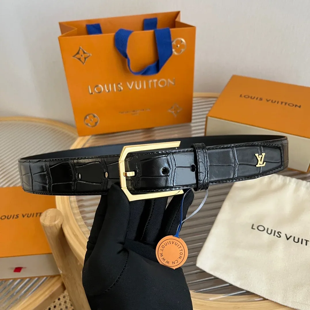 Louis Vuitton Heritage Belt Black