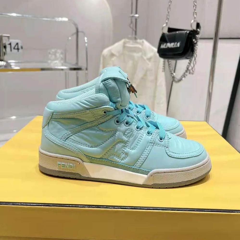Fendi Match Turquoise Nylon High for Unisex in Tops Fendi Match Turquoise Nylon High for Unisex in Tops