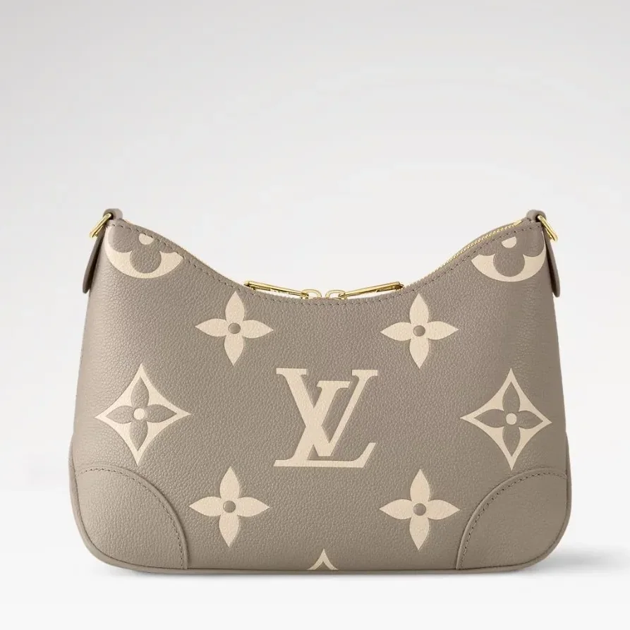 Louis Vuitton Boulogne PM Crossboy Bag / Dove Gray/ Cream Gold Hardware