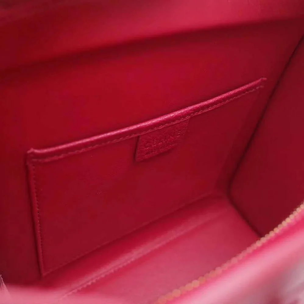 Celine Nano Luggage Bag in Drummed Calfskin for Women in Rose Celine Nano Luggage Bag in Drummed Calfskin for Women in Rose