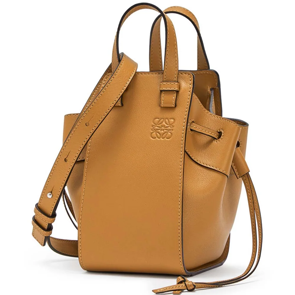 Loewe Hammock Dw Mini Bag in Nappa Calf for Women in Orange