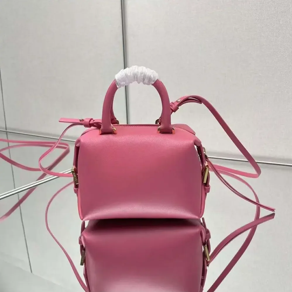 Fendi Nappa FF Mini Cube Bag for Women in Pink Fendi Nappa FF Mini Cube Bag for Women in Pink
