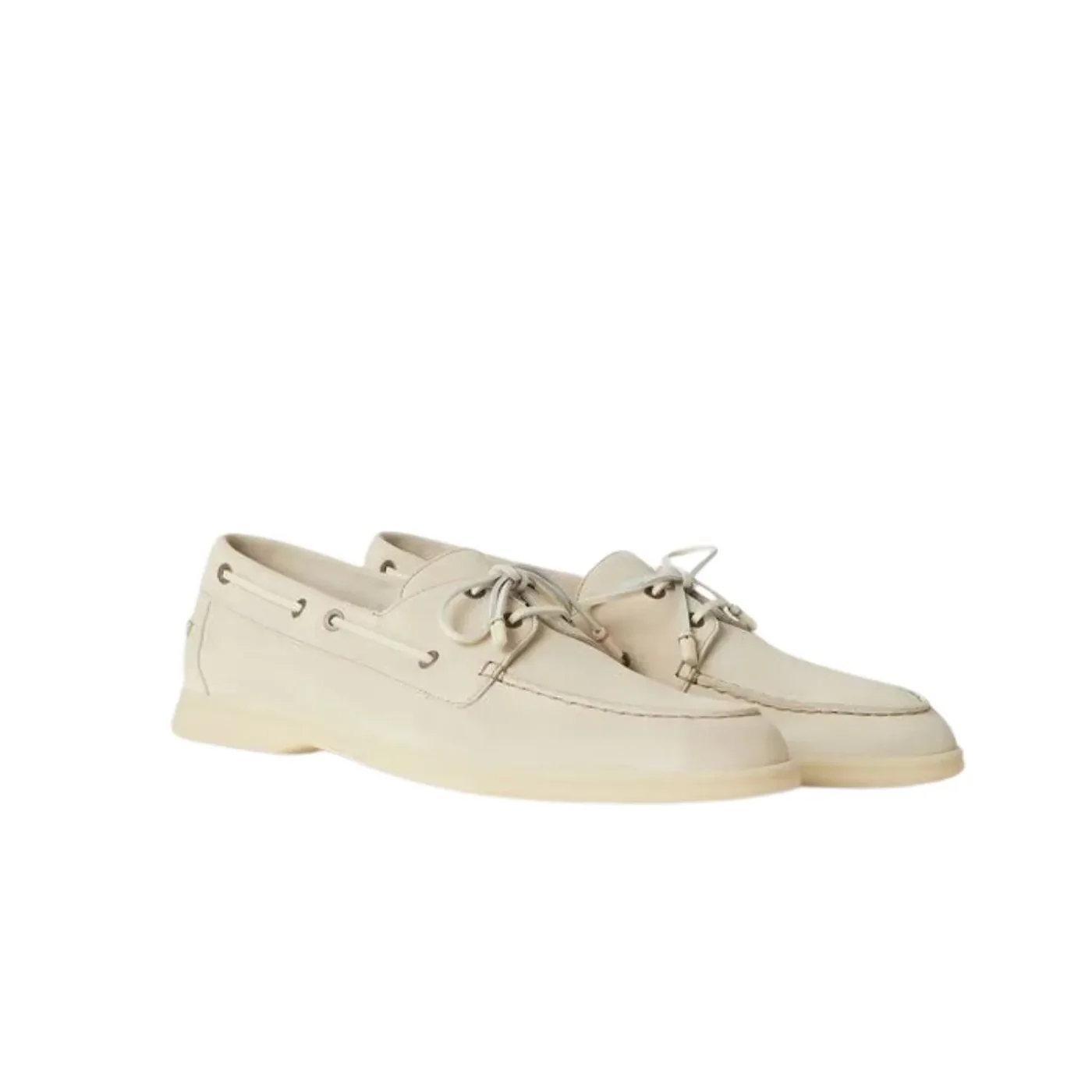 Loro Piana Sea in Sail Walk Loafers Cream