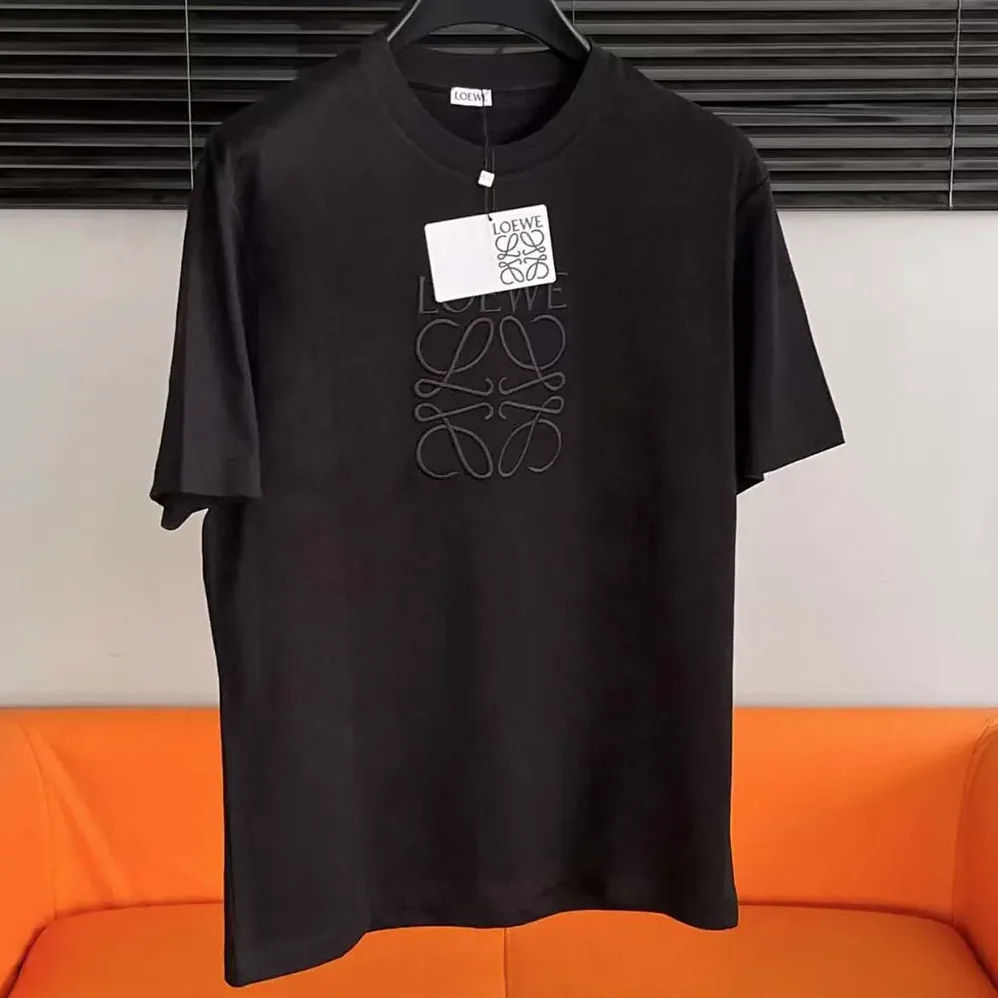 Loewe Oversize Fit T-shirt in Cotton for Men in Black Loewe Oversize Fit T-shirt in Cotton for Men in Black