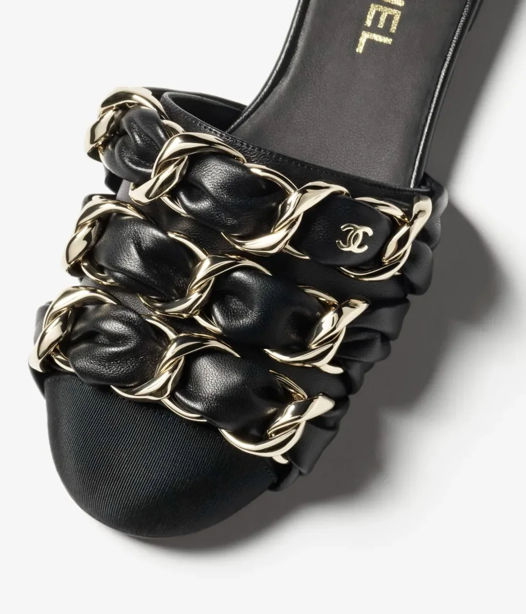 Chanel Mules Black -