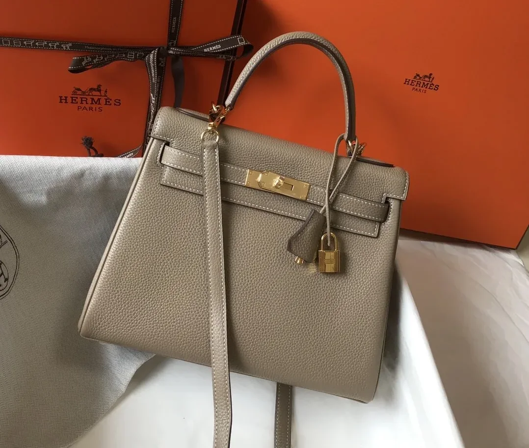 Hermes Kelly 28 Etoupe Togo Bag Hermes Kelly 28 Etoupe Togo Bag