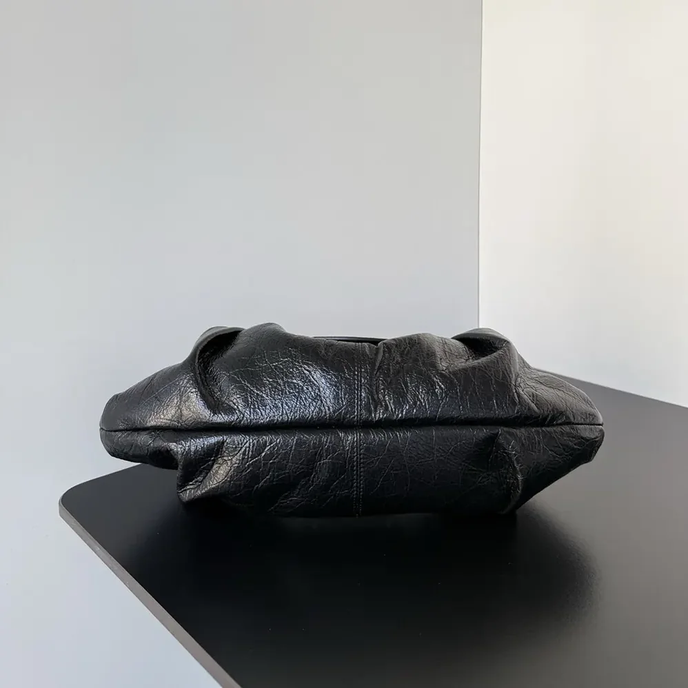 Balenciaga Pamela Shoulder Bag Medium in Black Arena lambskin for Women