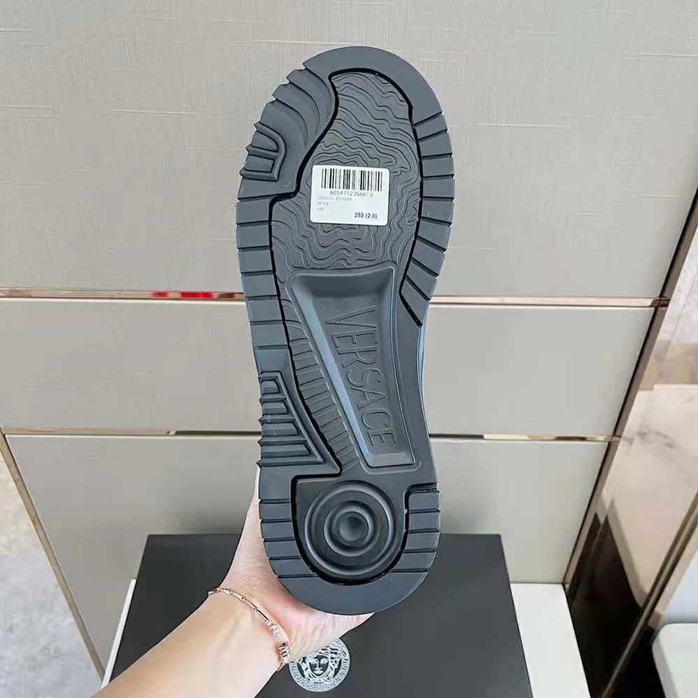 Versace Greca Odissea Sneakers for Men in Black