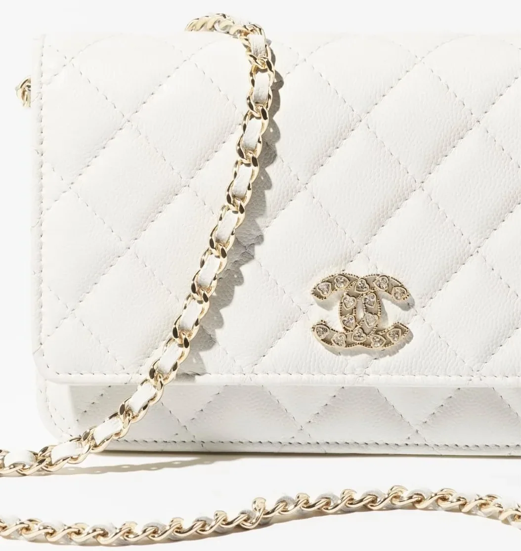Chanel Wallet On Chain White / AP4538