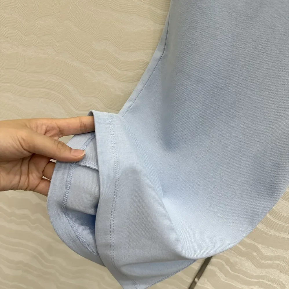 Prada Ribbed Knit Top for Men in Blue