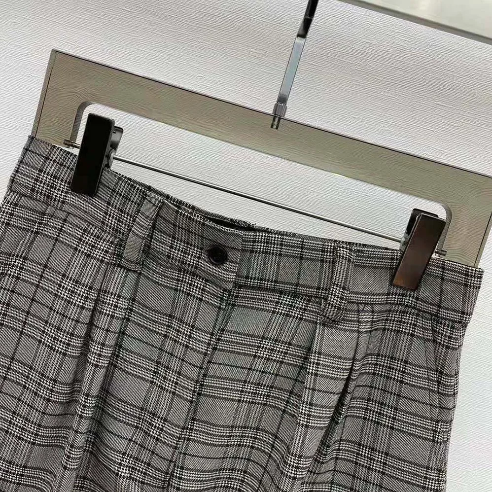 Miu Miu Prince of Wales Check Miniskirt for Women