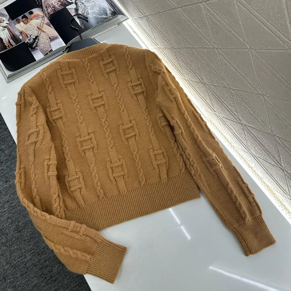 Celine Crewneck Sweater In Chains Cashmere for Men Celine Crewneck Sweater In Chains Cashmere for Men