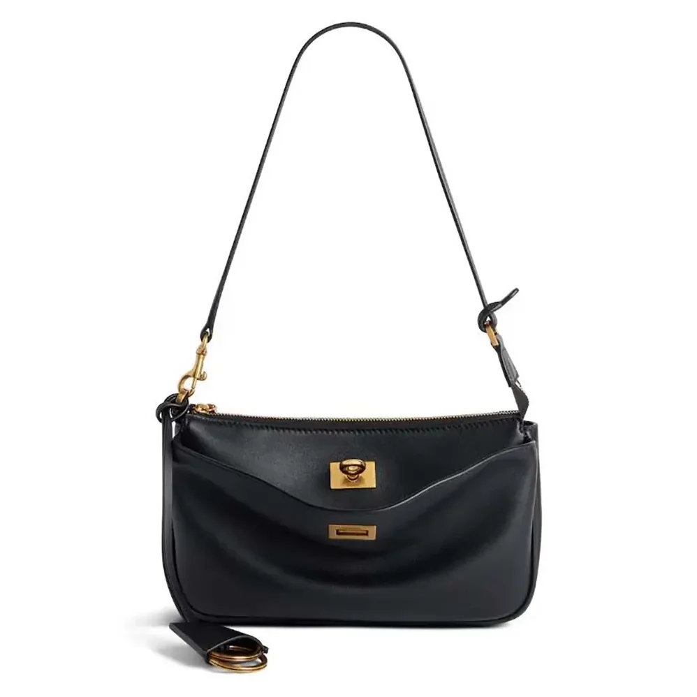 Balenciaga Rodeo Sling Pochette in Black Smooth Calfskin for Women Balenciaga Rodeo Sling Pochette in Black Smooth Calfskin for Women