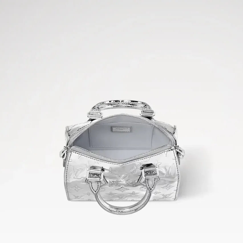 Louis Vuitton Speedy Bandouliere 20 Top Handle Bag / Silver, Silver Hardware Louis Vuitton Speedy Bandouliere 20 Top Handle Bag / Silver, Silver Hardware