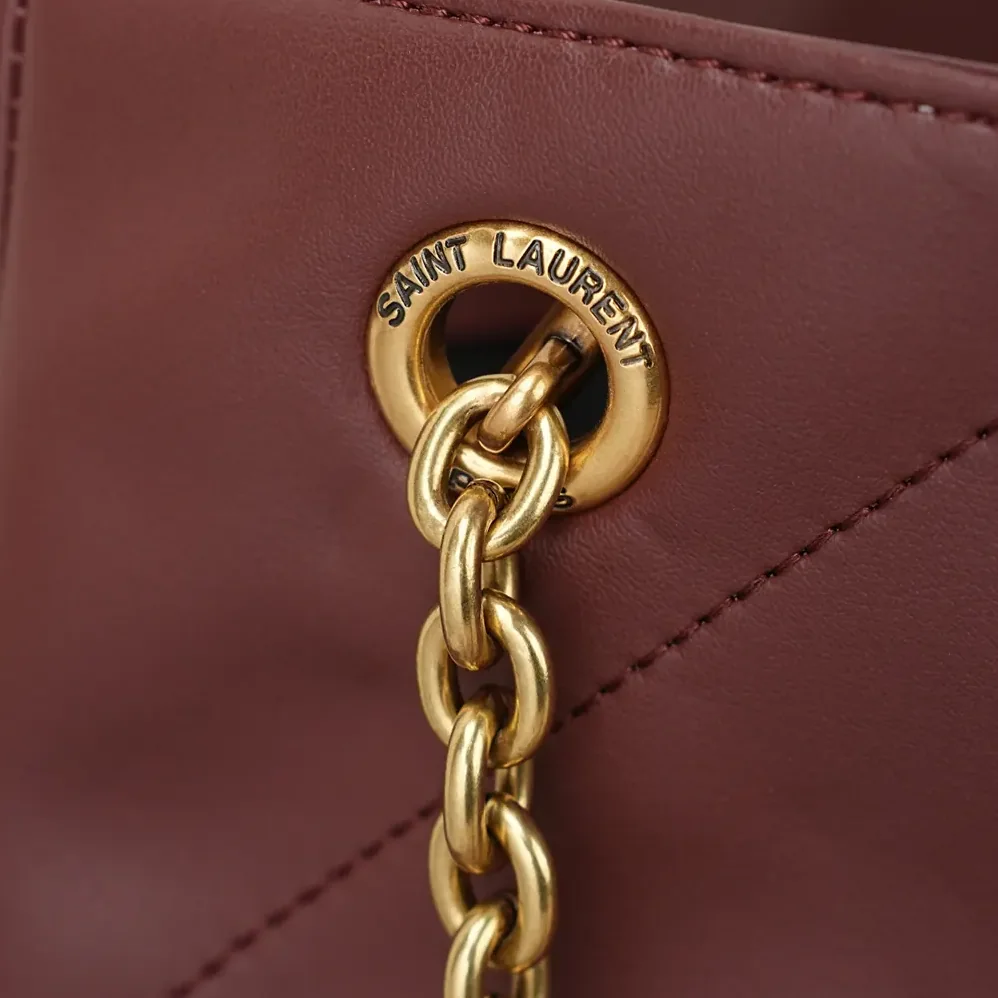 Saint Laurent YSL Jamie Shopping In Lambskin for Women in Red Saint Laurent YSL Jamie Shopping In Lambskin for Women in Red