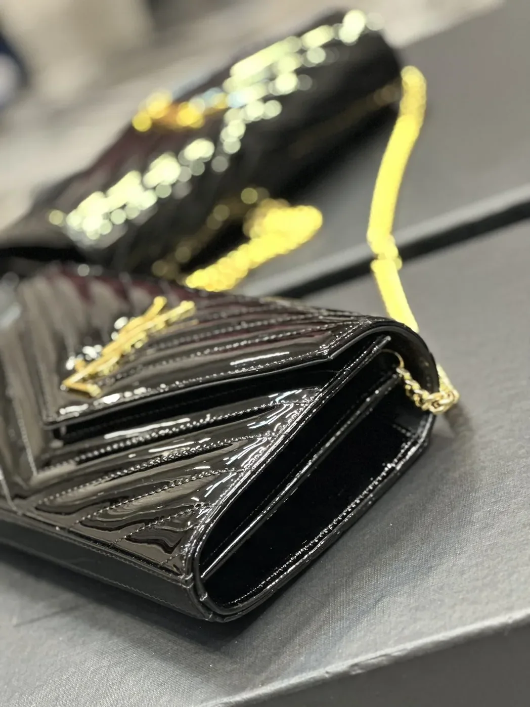Saint Laurent Envelope Small Bag Black / Saint Laurent Envelope Small Bag Black /