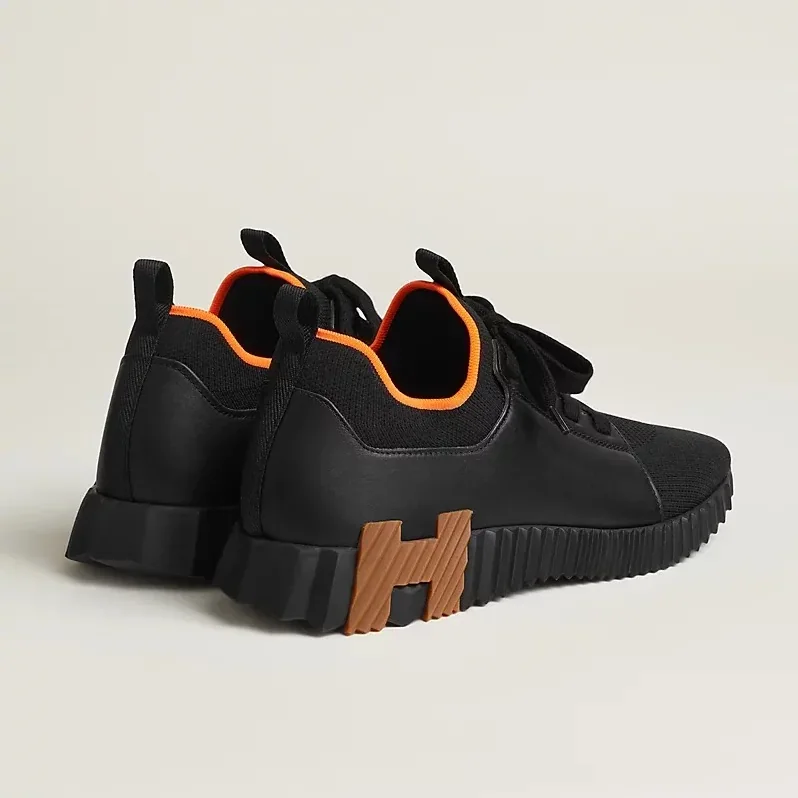 Hermes Depart Slip in On Sneakers Black